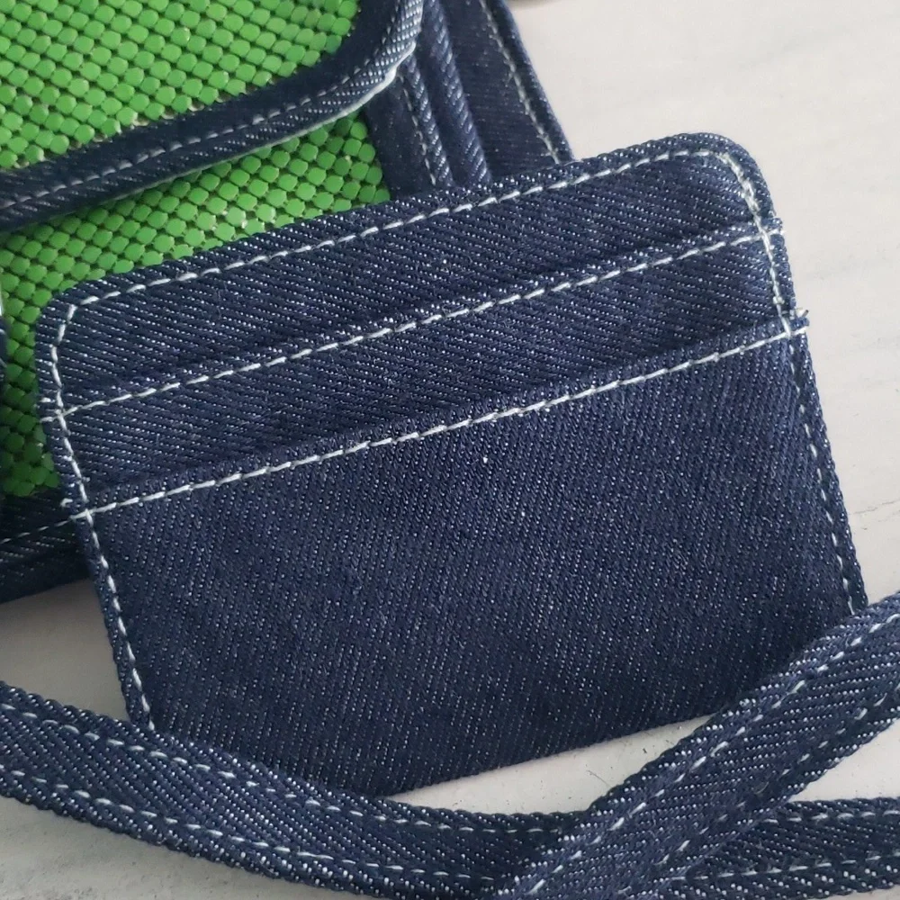 Whiting and David denim mesh bag - Picture 8 of 10